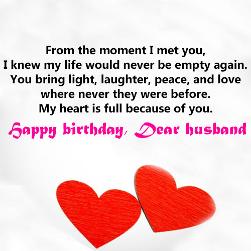 Happy Birthday wishes images for Husband with quotes