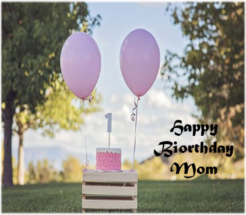 Happy birthday quotes for mom with a photo for whatsapp