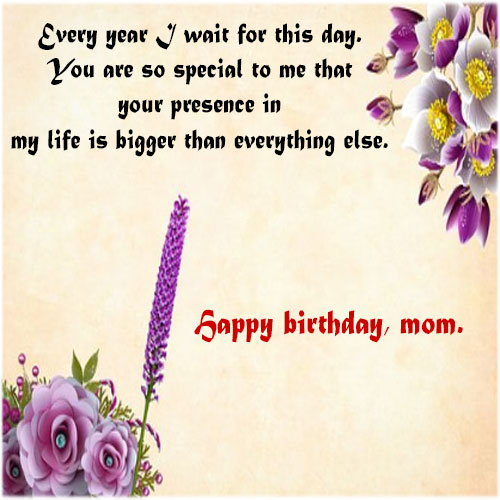 Happy birthday mom wishes with pics images for whatsapp