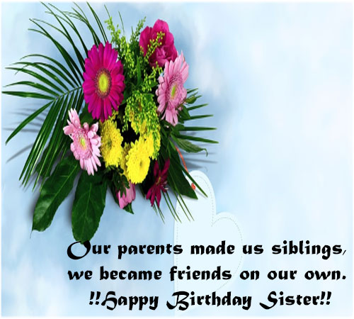 Happy Birthday Sister Images for whatsapp