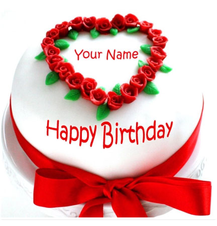 Happy birthday cake with name images