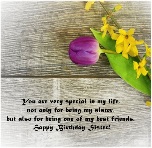 Happy Birthday Sister Images and quotes messages for facebook share