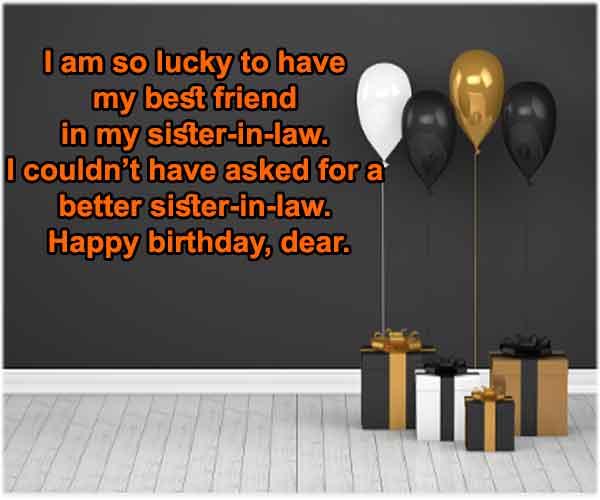 Best Birthday Wishes For Sister In Law