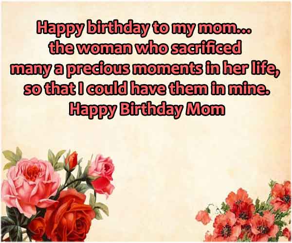 Best Quotes For Mom Birthday