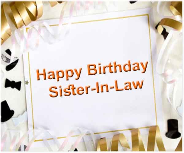 Birthday Wishes For Sister In Law Images