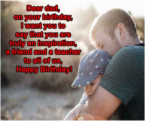 Birthday Wishes for Dad From Daughter